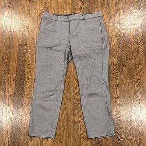 Banana Republic Sloan fit houndstooth cropped skinny pant size 4P